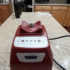 Blendtec Red Blender Power Base Motor Base Only Touchpad Pulse 3-Speed 6-Program