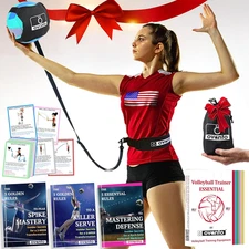 Volleyball Training Equipment Aid – Solo Volleyball Equipment in 4 Styles to Ser