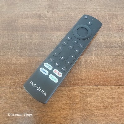 Insignia Remote (NS-RCFNA-21 Rev E) with Microphone for Fire TV - Black
