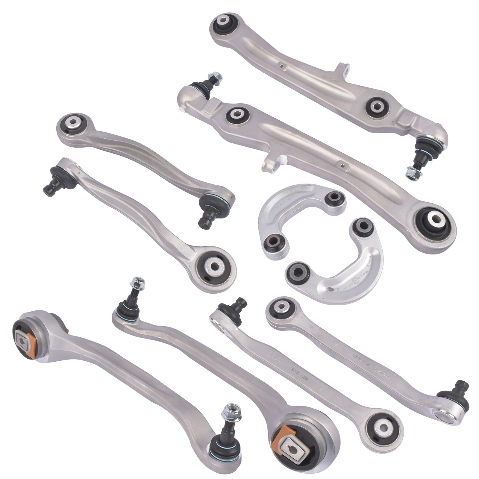 Front Upper Lower Control Arms For Bentley GT GTC Flying Spur V8 & W12 2004-2019