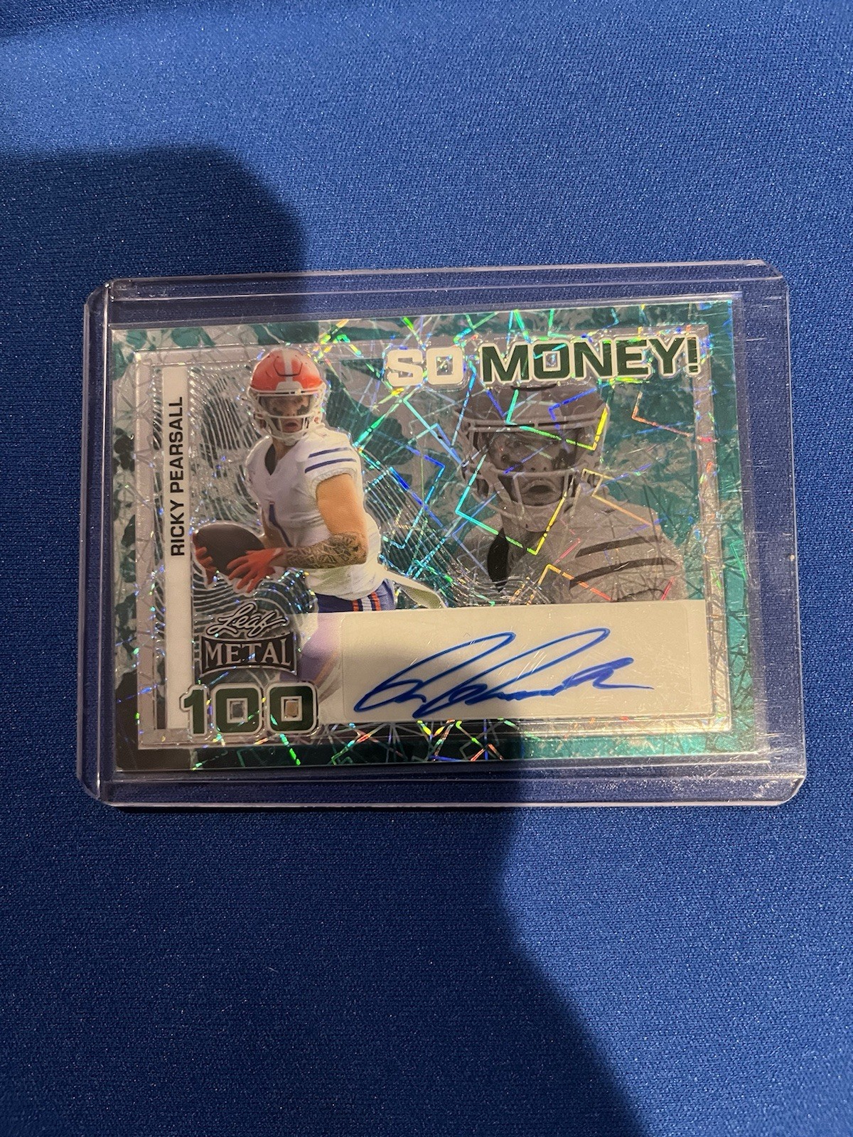 Ricky Pearsall Leaf Metal So Money Autographs #SMRP1 Earth Pulsar 1/1