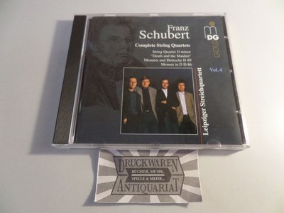 Schubert: Complete String Quartets Vol. 4 [CD]. Leipziger Streichquartett and Fr