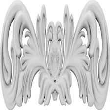Ekena Millwork 7W X 7H X 3/4D Large Jumbo Fulton Applique Aplc070X070Fuluf