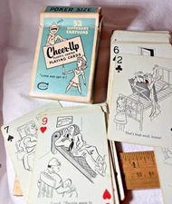 VTG Plastic Coated Game Cards "Cheer - Up" Stancraft Products U.S.A