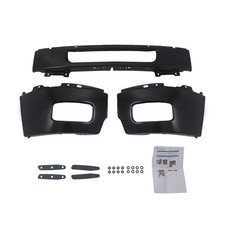 Black Front Bumper Face Bars Fit For 2011-2014 Chevy Silverado 3500 Hd 2500