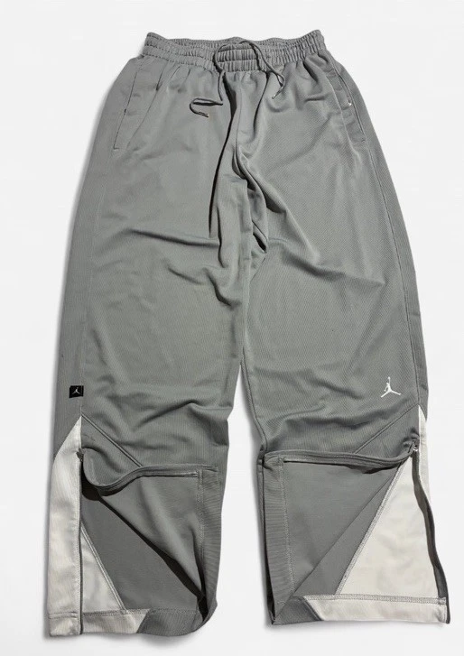 Pantalones deportivos de calentamiento Jordan Brand Cool gris blanco talla L (375899-075, 2010) Foto 3 de 4