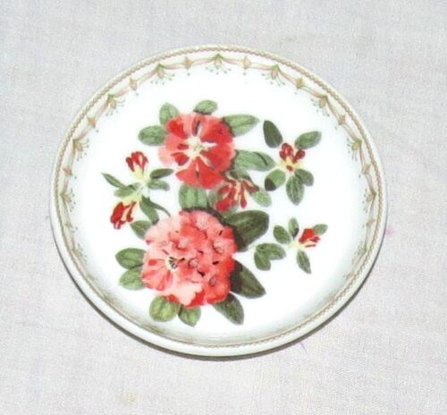 Royal Doulton Marie Curie Rhododendron Collection 3.1/2 inch Butter Pat
