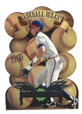 1997 Ultra Baseball Baseball Rules Die Cut Complete Your Set Pick From List NRMT