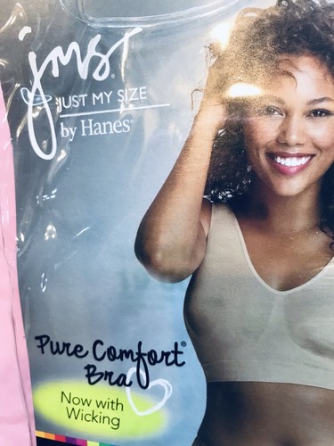 Just my Size. Pure Comfort Wirefree Nude Bra 2X large  - Picture 5 of 6