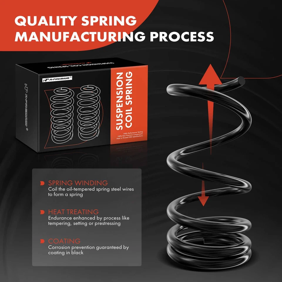 2x Coil Springs Rear for Chevy Uplander Oldsmobile Pontiac Montana Saturn Relay - Image 2 of 4