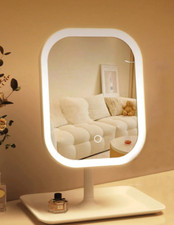Espejo de Maquillaje LED, Espejo de Tocador con Luces, 3 Modos de Luz
