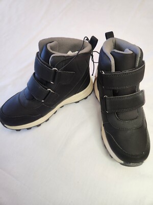 all In Motion Boys Arrow Hiker Winter Boots AD524 Jet Black 2