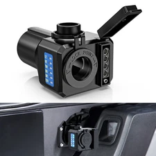 7 Way to RV Blade 4/5Pin Trailer Light Adapter Plug LED Circuit Tester Connect