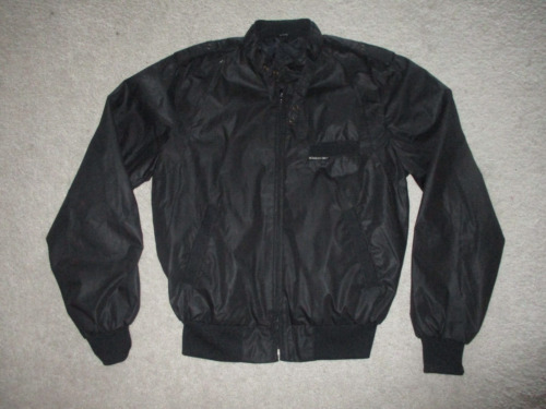 vintage black MEMBERS ONLY Cafe Racer jacket size… - image 1