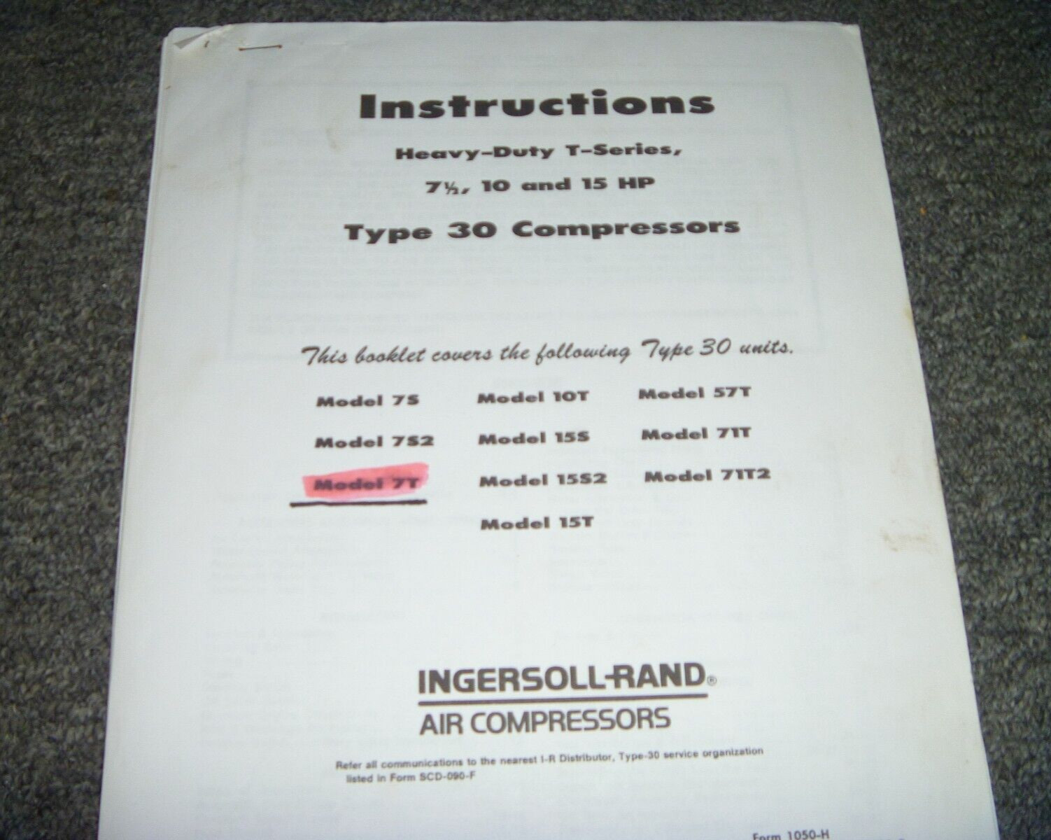 Operator Manual Xz