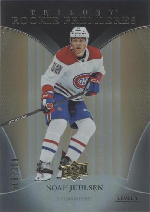 2018-19 Upper Deck Trilogy - Noah Juulsen #71 - 1 of 1