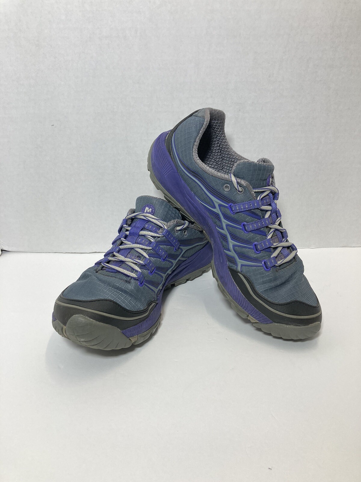 Sneaker da donna Merrell taglia 9 all out rush trail running ardesia scura J01694