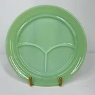 Fire King Jadeite Divided/Sectioned Restaurant Plate 9 5/8 Vintage Collectible