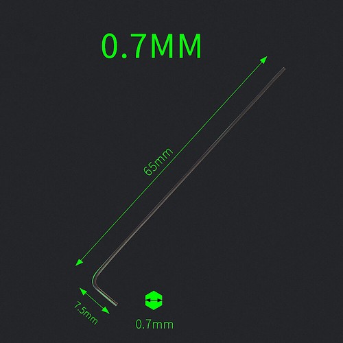 Allen Key non-magnetic L-type Ball End Head S2 Hex Wrench Auto Screwdriver Tools - Picture 11 of 25