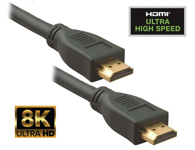 10ft Ultra High Speed HDMI 2.1 Cable w/ Ethernet 4K 8K 10K ARC HDR Dolby Vision