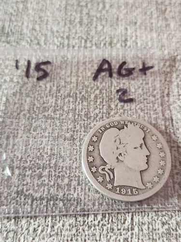 1915 Barber Silver Quarter AG+ Listing #2