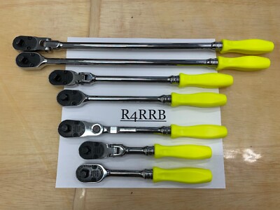 Snap-on Tools NEW 7pc HI-VIZ Hard Handle 3/8