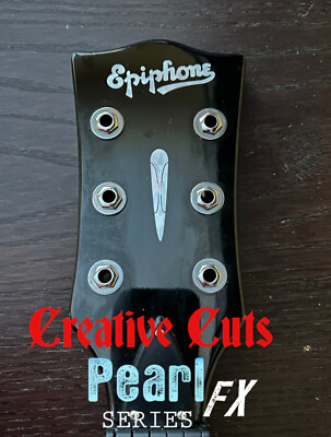AJ-500ME  headstock vinyl decal for  Restoration PEARL EFFECT