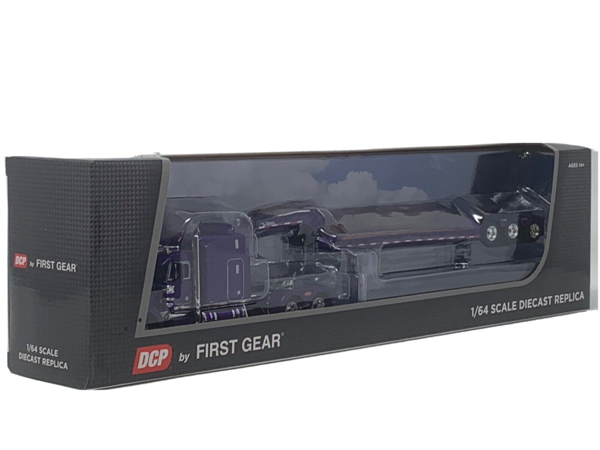 1/64 DCP PURPLE PETERBILT 379 W/ 63 1/64 DCP PURPLE PETERBILT 379 W/ 63
