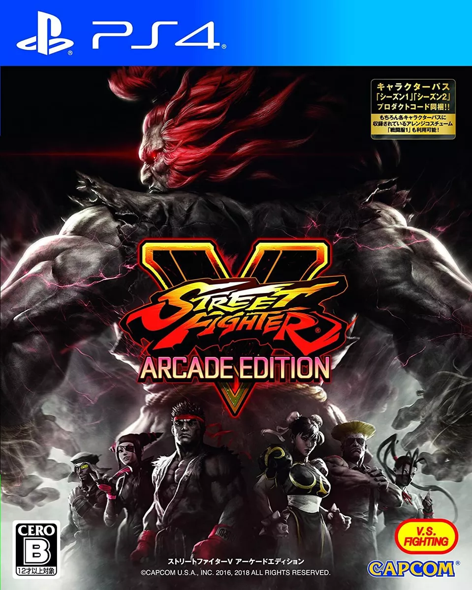 STREET FIGHTER V ARCADE EDITION Sony PS4 Games From Japan Tracking USED