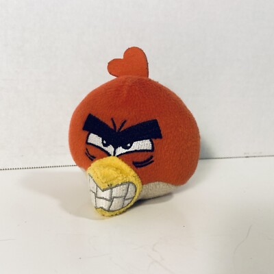 Rovio Angry Red Bird w/ Teeth Plush Cajita Feliz McDonald's Brazil