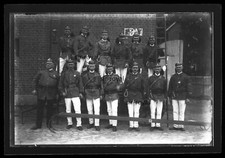 REPRO - Freiwillige Feuerwehr Ascheberg Pickelhaube - KEIN ORIGINAL Foto 15x11cm