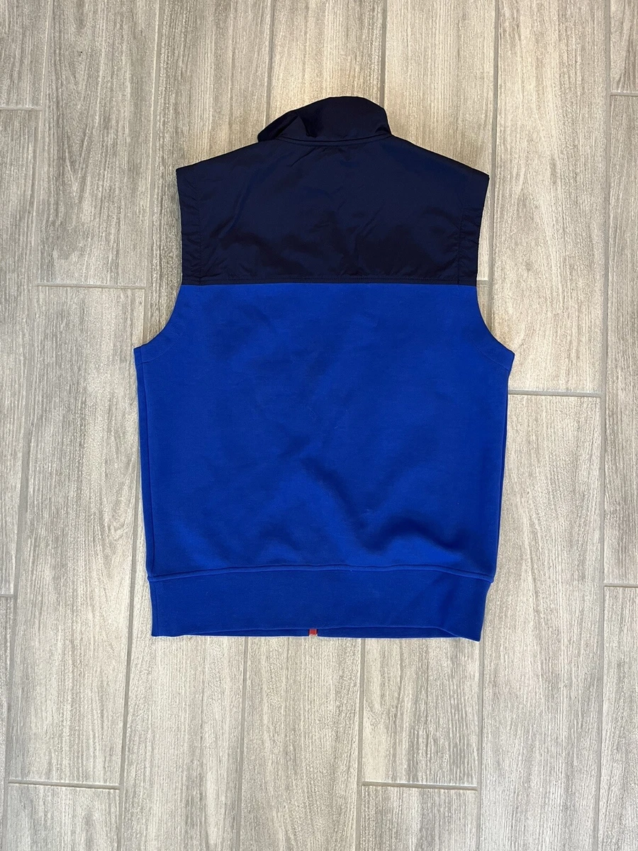 Polo Hi Tech Hybrid Vest Blue Stadium USA Flag Ralph Lauren Sz S