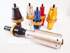 Sonic & Materials Ultrasonic Lot of Converter & (6) Boosters