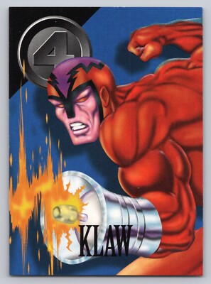 1996 Fleer Marvel Vision - Embossed Textured - #62 Klaw