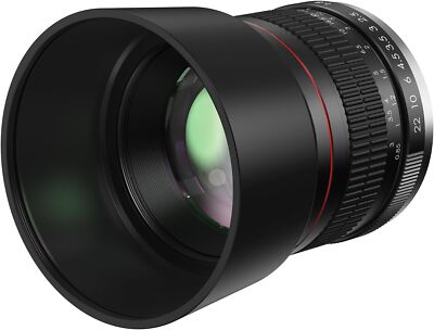 Lighidow 85ｍｍ F1.8 Canon RF用 単焦点レンズz0020 Lightdow 85mm F1.8 Manual Focus Telephoto Portrait Lens for Canon
