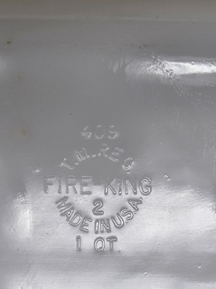 Vintage Anchor Hocking FIRE KING 1 Qt Bread Loaf Pan Wheat