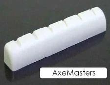 GeetarGizmos LEFTY Bone Slotted Nut handmade for EPIPHONE Guitars