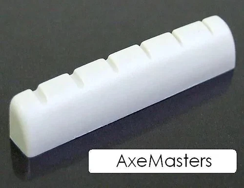 GeetarGizmos LEFTY Bone Slotted Nut handmade for GIBSON Guitars