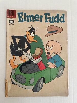 Vintage Elmer Fudd May 1961 #1171 Dell Comic with Daffy Duck USED