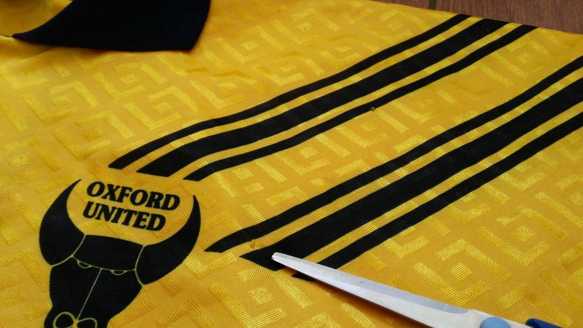 Maillot De Football Oxford United Extérieur 1991/93 - Taille S Adulte - Matchwinner - Rouge