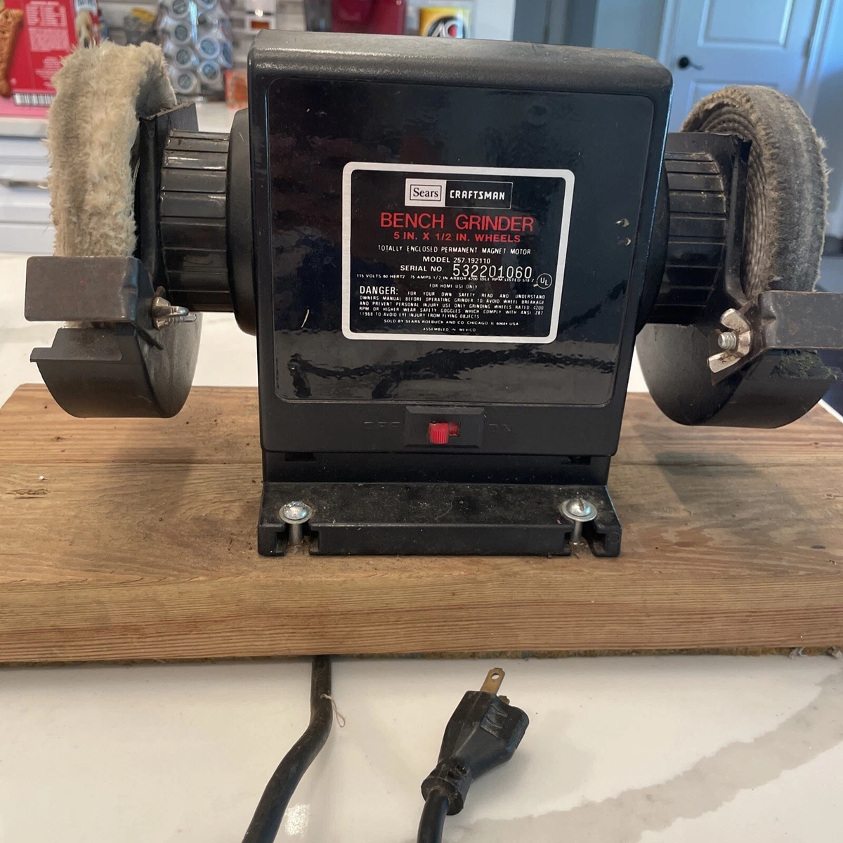 Sears craftsman bench grinder 5