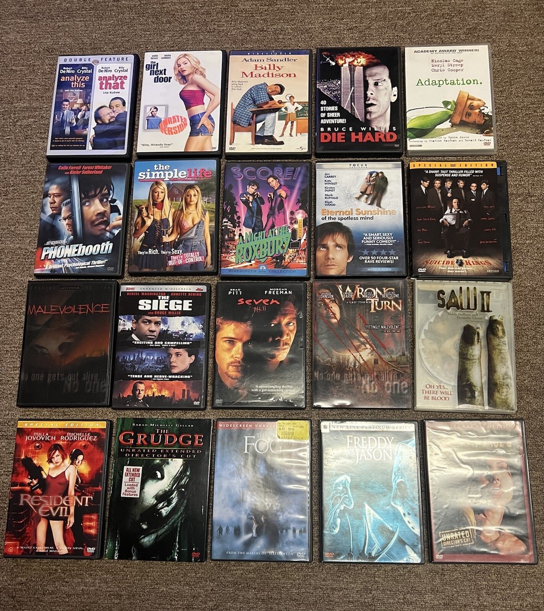 ●ばら売り1点 500円●中古DVD 洋画いろいろまとめて Used dvd movies lot - 63 DVD's Comedy, Horror, Action, Drama