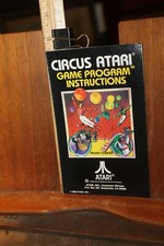 Vintage Atari 2600 1980 Circus Atari Manual
