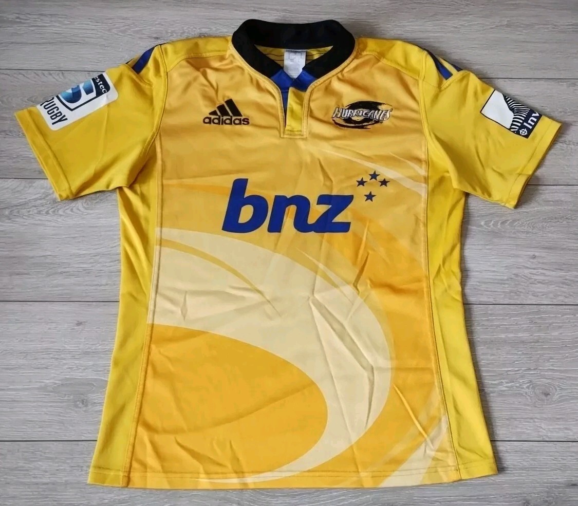 Wellington Hurricanes Super Rugby Home Shirt 2014 Adidas Medium M