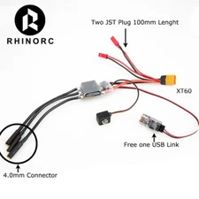 RhinoESC Customized Crawler AM32 40A 80A Soldered Connector JST Plugs For SCX10