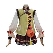 Genshin Impact Yaoyao Full Set Uniform Halloween Cosplay Costume