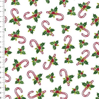 ( 18,00/m)Patchworkstoff -  '' Here Comes Santa '' - 25 x 110cm