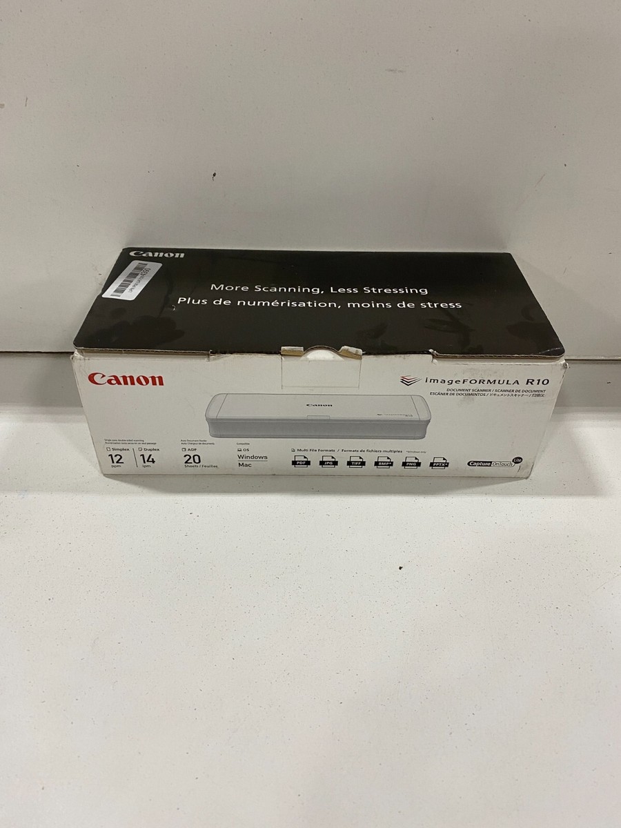 Canon imageFORMULA R10 Portable Document Scanner | eBay
