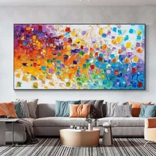 Hand Painted Abstract Wall Art 3D Oil Painting On Canvas Home Decoration XhBB226