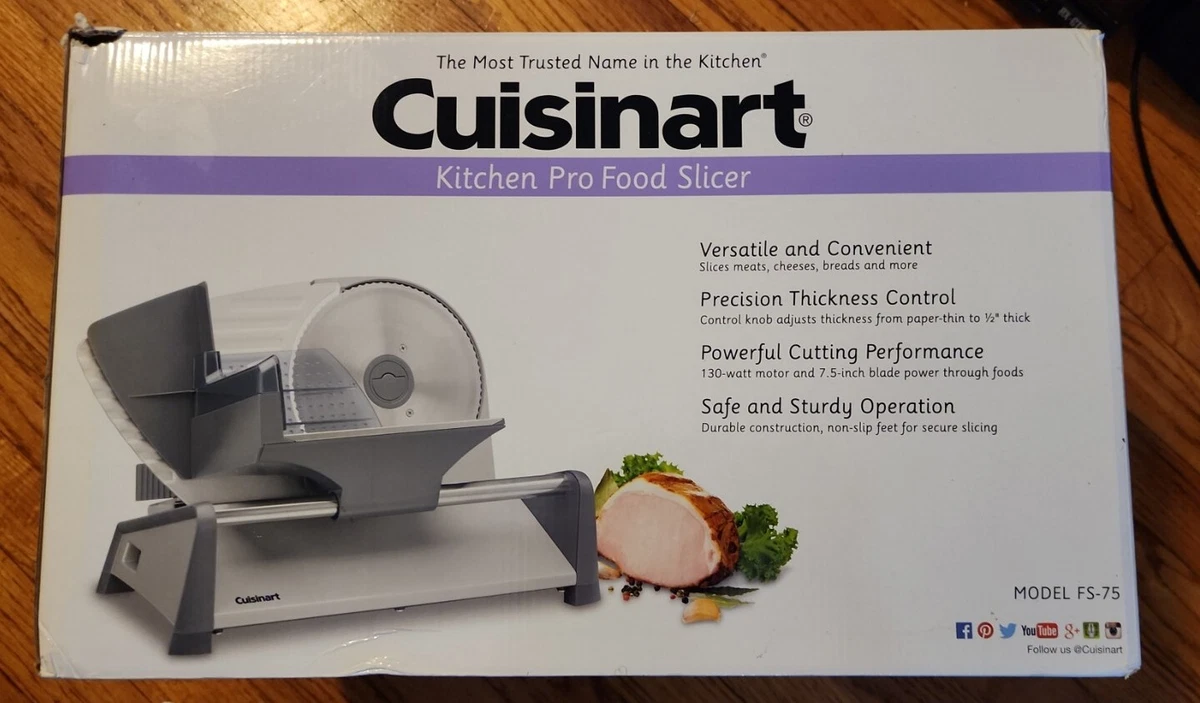 Cuisinart FS-75 Kitchen Pro 7.5 Blade Food Slicer - Gray